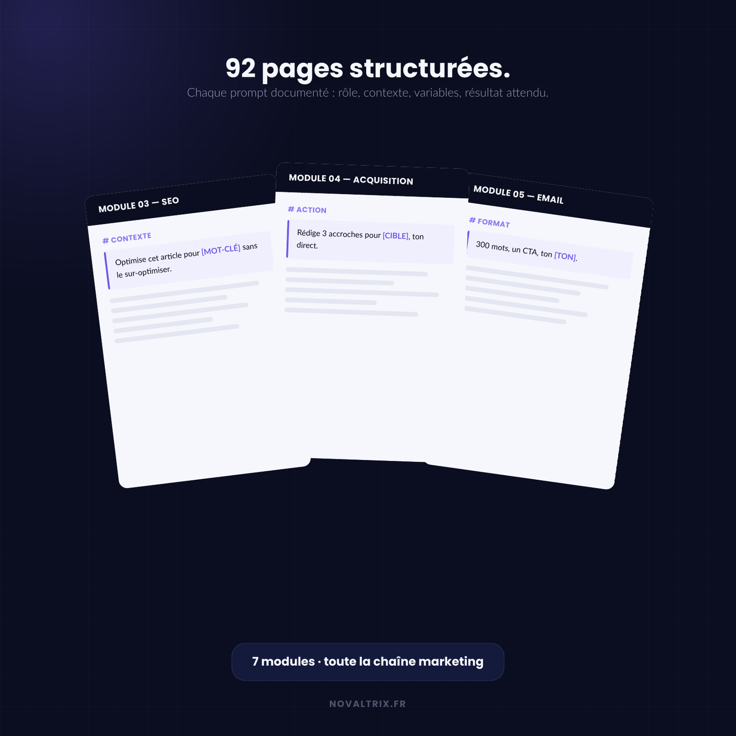 NOVALTRIX — El sistema de IA para freelancers y consultores de marketing (43 prompts, 8 frameworks, 5 workflows)